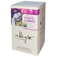 Allegro Organic Wellness Tea, Peaceful Slumber, 20 ct Tea Bag