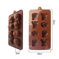 Lion Cow &amp; Bear Shaped Fondant Cake Chocolate Pan Candy Silicone Mold Baking Pan Cake Mould Decoration