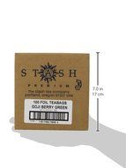 Stash Tea Premium Green Tea, 100 Count Box of Tea Bags in Foil N25