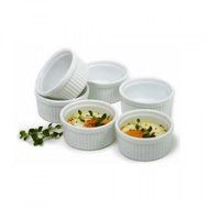 Norpro 258 Porcelain 3Ounce Ramekins, Set of 6, New,