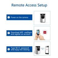 Youzee 720p HD Wireless Pan Tilt IP Network IR Home Surveillance Security Camera