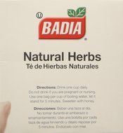 Badia - Natural Herbs Natural Slimming Tea Caffeine-Free - 25 Tea Bags N8