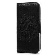 iPhone SE Case,iPhone 5S Case,iPhone 5 Case - Slim Fit Wallet Flip Embossed Totem PU Leather Case with Shock-Absorption... N19