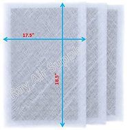 Air Ranger Replacement Filter Pads 20X20 (3 Pack) White N2