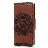 iPhone SE Case,iPhone 5S Case,iPhone 5 Case - Slim Fit Wallet Flip Embossed Totem PU Leather Case with Shock-Absorption... N23