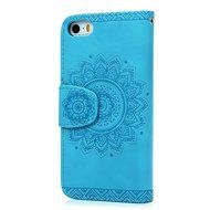 iPhone SE Case,iPhone 5S Case,iPhone 5 Case - Slim Fit Wallet Flip Embossed Totem PU Leather Case with Shock-Absorption... N31