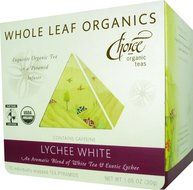 Choice Organic Whole Leaf Organics Sweet Liquorice Mint Tea Pyramids, 15-Count, 0.95-Ounce Boxes (Pack of 3)