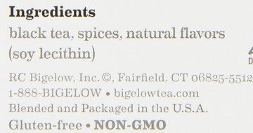 Bigelow Spiced Chai Tea, 20-Count Boxes (Pack of 6) N5