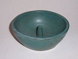 "ABC Products " - Hand Made Clay - Individual Apple - Baking and Serving Dish - With Molded-In - Fast Baking Spike...