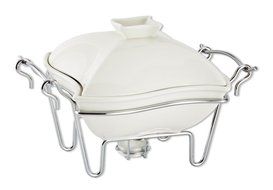 Godinger Ceramic Covered Baker with Stand