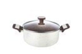 Sunkitchen 3qt sauce pot ,Non stick casseroles with glass lid