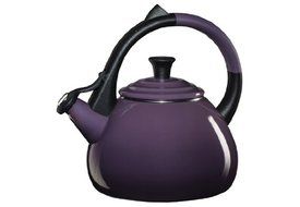 Le Creuset Enameled Steel Oolong Tea Kettle, 1.6-Quart, Cassis