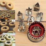 7Pcs Home DIY Biscuit Cookie Cutters Different Shaped Cake Sugarcraft Cutters Mold Kitchen Pastry Baking Tools