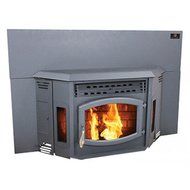 BRECKWELL BLAZER SP24I or P24I WOOD PELLET INSERT 50,000 BTU/Hr, up to 2200 Sq Ft, 60 lb Hopper Bin