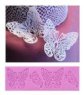 Butterfly Lace Silicone Mold for Fondant, Chocolate, Crafts