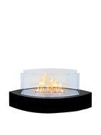 Anywhere Fireplace - Lexington Tabletop Ethanol Fireplace in Black High Gloss