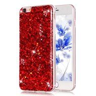 iPhone 6S Plus Case,iPhone 6 / 6S Plus Bling Glitter TPU Case,PHEZEN Shiny Sparkling Glitter Hexagonal Star Flexible...