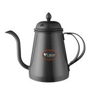 L-BEANS Hand Drip Kettle Pour Over Coffee and Tea Pot Premium Stainless Steel(Black)