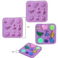 JLHua Fashion Lady Series Decorative Cake Mould Silicone 3D Candy Pastry Mould Chocolate Mold N2