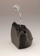 2 Quart Black Half Kettle -Chrome Handle