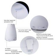 Homeful Aromatherapy Essential Oil Diffuser 120ml Portable Ultrasonic Cool Mist Aroma Diffuser with LED Lights... N4