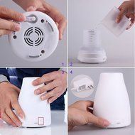 Homeful Aromatherapy Essential Oil Diffuser 120ml Portable Ultrasonic Cool Mist Aroma Diffuser with LED Lights... N5