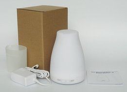 Homeful Aromatherapy Essential Oil Diffuser 120ml Portable Ultrasonic Cool Mist Aroma Diffuser with LED Lights... N6