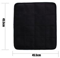 Dr. Luck Natural Bamboo Charcoal Deodorizer Seat Cushion-Office Car Chair Cushion Pad (Pack of 1) N12