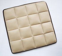 Dr. Luck Natural Bamboo Charcoal Deodorizer Seat Cushion-Office Car Chair Cushion Pad (Pack of 1) N14