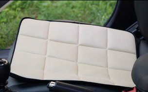 Dr. Luck Natural Bamboo Charcoal Deodorizer Seat Cushion-Office Car Chair Cushion Pad (Pack of 1) N15