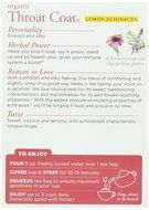 Traditional Medicinals Organic Lemon Echinacea Throat Coat Herbal Wrapped Tea Bags - 16 ct N5