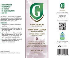 Guardian Fabric and Rug Cleaner Maximum Strength - 8 oz