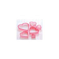 Japanese Heart Shape Cookie Cutter Mold Set of 6 #4793 N2