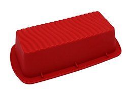 CookEasy Premium Non-stick Silicone Square and Rectangle Pan Set - Cherry Red - Demolds Easily N5