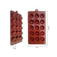 Rose Circle Windmill Shape Chocolate Silicone Mold Baking Cake Decoration