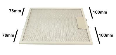 Spares2go Mesh Grease Filter For Siemens Cooker Hoods (320 mm X 260 mm) N2