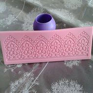 Umiwe(TM) Rose Flower Silicone Ice Mold Fondant Jelly Mould Wedding Cake Decorations,Random Color With Umiwe Accessory N2