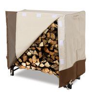 SONGMICS UGLC48M Heavy Duty Log Rack Waterproof Firewood Cover