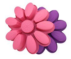 Flowers Birthday Cake Pans Bread Pizza Baking Tray Silicone Cake Mold Bakeware N3