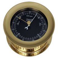 Weems &amp; Plath Atlanltis Barometer Black Dial Matches Color Flags