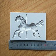 "Pony Horse Shape Silicone Cake Mold Fondant Sugar Jelly Ice Lace Lollipop Mould Kitchen Accessories" shopping