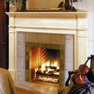 Pearl Mantels 120-48 Windsor 48-Inch Fireplace Mantel Surround, Unfinished N2