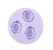 SHINA Rose Fondant Soap Cake Cookie Decorating Silicone Mold 147