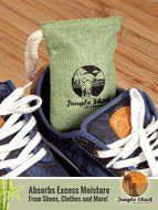 Activated Charcoal Odor Eliminator Bag- 15 PACK! Natural Air Purifier With Beautiful Box!- Air Freshener and Pet... N4