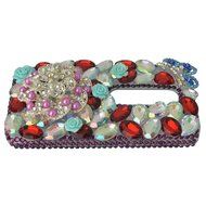 Spritech(TM) Bling Clear Phone Case For Motorola Moto G3/Moto G (3rd Gen),3D Handmade Blue Crystal Butterfly Small... N12