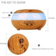 URBST 300ml Aromatherapy Essential Oil Diffuser,7color LED lights change,waterless automatic shut-off function... N7