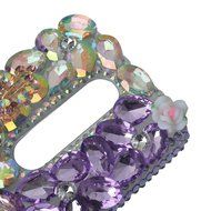 Spritech(TM) Bling Clear Phone Case For Motorola Moto G3/Moto G (3rd Gen),3D Handmade Blue Crystal Butterfly Small... N13