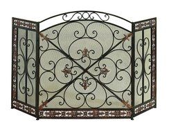 Deco 79 71822 Metal Fire Screen
