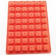 Wholeport Silicone Cake Mold Mould Muffin Cups Cake Pan Ice Chocolate Mold 26-Letters Mold