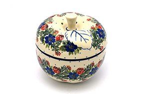 Polish Pottery Apple Baker - Large - Garden Party